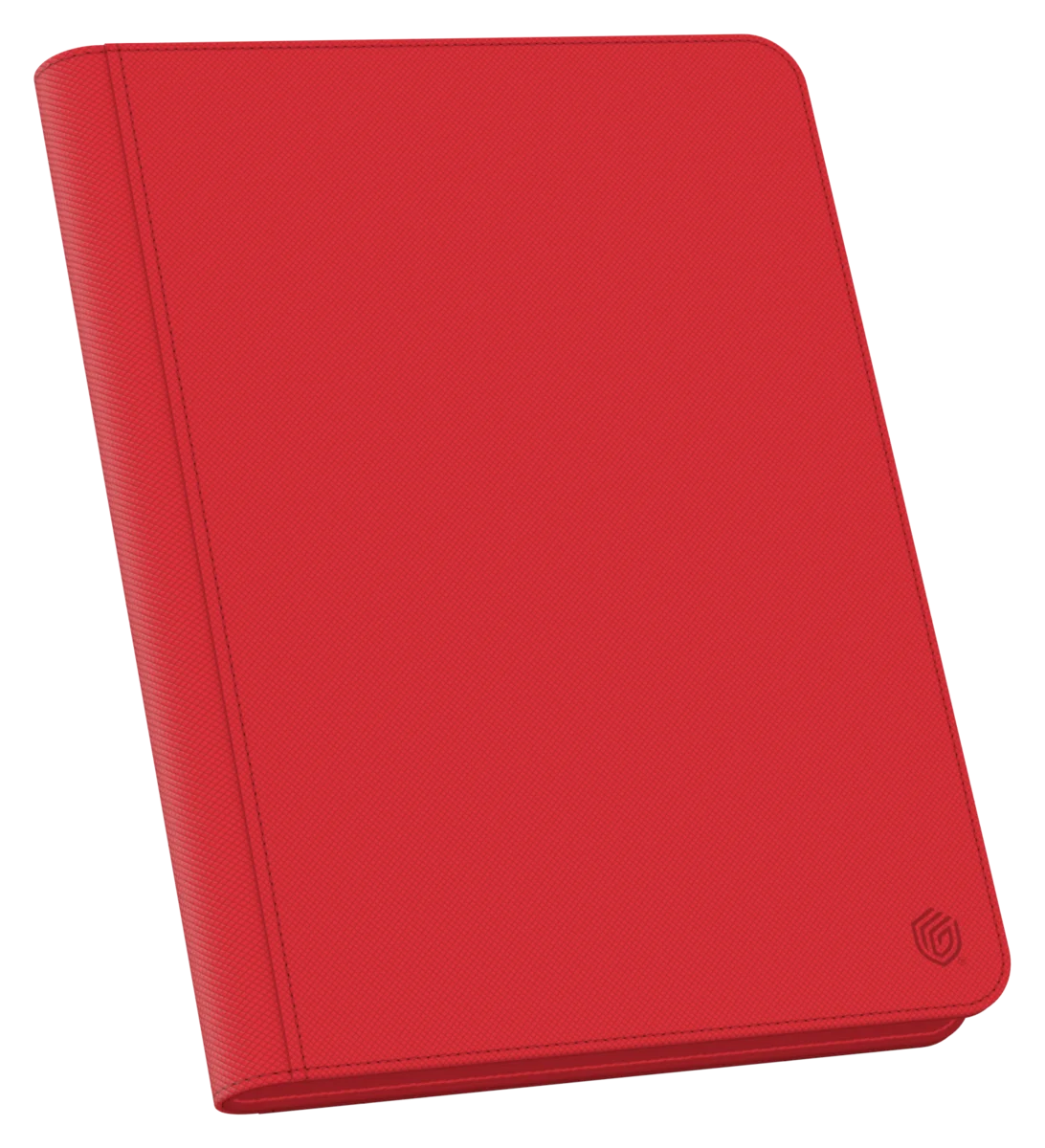 Ultimate Guard Zipfolio 360 Red 18-Pocket Xenoskin binder front cover